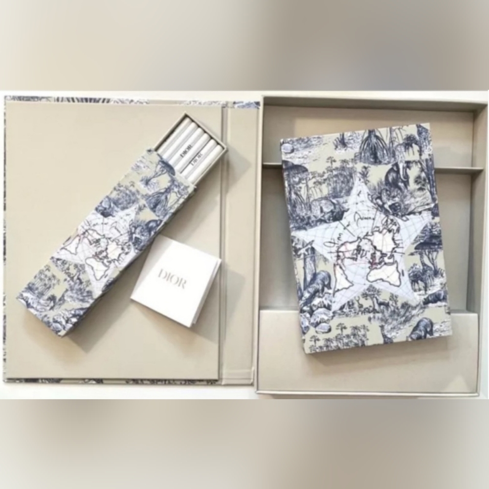 DIOR Around the World Stationary/Notebook Set NWT